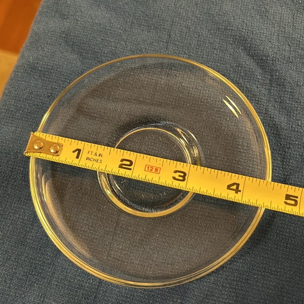Nespresso Vertuo Glass Espresso Cup 2.5” Tall and Saucer 4.5” Diameter - Picture 10 of 14
